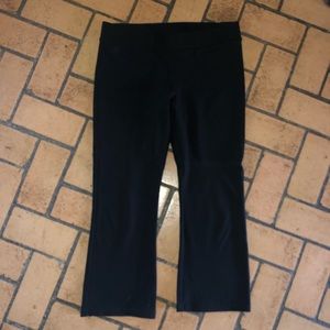 CABi black ponte knit crops